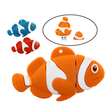 Retail Cartoon Finding Nemo Funny Clown Fish Usb Flash Drive Pen Drive Memory Stick U Disk 4GB 8GB 16GB 32GB Pendrive Gift 2024 - buy cheap