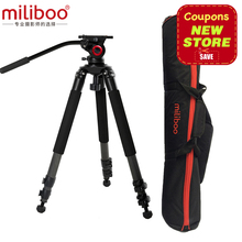 miliboo MTT701B Carbon Fiber Lightweight Photography Tripod Fluid Head for Video 2024 - buy cheap
