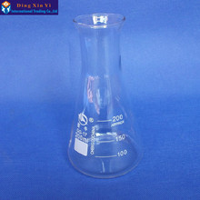 (10pcs/lot)200ml glass conical flask Laboratory use  glass triangle flask 200ml Glass Erlenmeyer Flask BORO glass,GG17,Pyrex 2024 - buy cheap