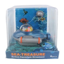 Aquarium pneumatic decorative pneumatic submarine Aquarium Bubble Air Stone Aerator Fish Tank Pond Pump Hydroponics Disk Diffuse 2024 - buy cheap