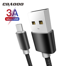 Micro USB кабель CBAOOO 3A QC3.0, кабель для быстрой синхронизации данных и зарядки для Samsung, Huawei, Xiaomi, LG, кабели для Android, Micro USB 2024 - купить недорого