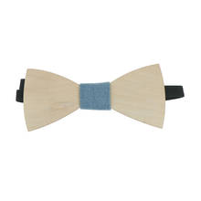 Simple Wood Bow Tie Mens Wooden Bow Ties Business Wedding Cravat Party Ties For Men Wooden Ties 2024 - buy cheap
