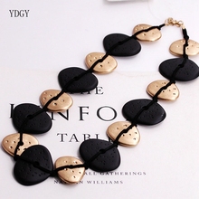 YDGY Fashionable Dumb Gold Handmade Necklace Simple Retro Girl Style Short Necklace 2024 - buy cheap