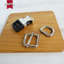 Hebilla de metal chapada en el medio ambiente, accesorio duradero para collar de perro, aleación de Zinc de 15mm, hebilla ajustable y anillo D 2024 - compra barato