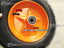 14 inch pneumatic wheel 3.00-8 pump wheel wheel barrow tire damping wheel mute wheel wheel 2024 - buy cheap