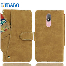 Leather Wallet BQ BQ 5007L Iron Case 5" Luxury Flip Book Front Card Slots Phone Cases Cover Business Protective Bags 2024 - buy cheap