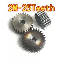 2 unids/lote diámetro: 54mm 2m-25dientes cilindro metálico engranaje Motor caja de engranajes.. agujero d: 10mm 2024 - compra barato