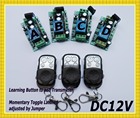Interruptor remoto 12 V DC RF Interruptor de Iluminação Digital Sem Fio 4 Receptor 3 Transmissor Aprendizagem Código Alternar Momentary 315/433. 92 MHZ 2026 - compre barato Interruptor remoto 12 V DC RF Interruptor de Iluminação Digital Sem Fio 4 Receptor 3 Transmissor Aprendizagem Código Alternar Momentary 315/433. 92 MHZ 2026 - compre barato