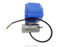 10 pcs of 110V DN20 (NPT) (reduce port) motorized ball valve, stainless steel, 2 way, electrical valve 2024 - buy cheap