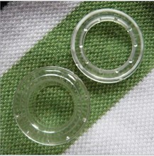 free shipping,27mmx15.5mmx8mm Height 1000pcs/lot transparent plastic eyelet,plastic eyelet ,eyelet wholesale and retail 2024 - buy cheap