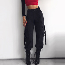 Casual Joggers Black Women Hip Hop Streetwear Pants High Waist Loose Female Trousers Fashion Ladies Pants 2019 Autumn 2024 - buy cheap