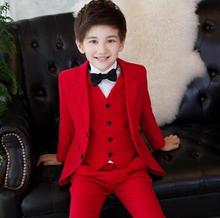 2019  formal suits  wedding suits for boys child communion big size  white/red/black  child suit for boy clothes 2024 - buy cheap