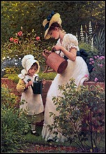 Needlework for embroidery DIY DMC High Quality - Counted Cross Stitch Kits 14 ct Oil painting - The Young Gardener 2024 - buy cheap