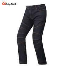 Riding Tribe  Jeans Motorcycle Pants Riding On The Road Fall Black Jeans Four-Pieces Protection Distribution,  H-11 2024 - buy cheap