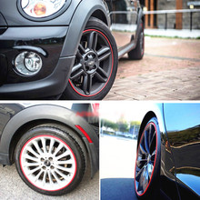 Hot8M/рулон новый стиль IPA Rimblades автомобильные цветные колесные диски протекторы Декор полоса защита шин линия резиновая формовочная отделка 2024 - купить недорого