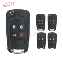 Kigoauto 5pcs Remote Key Shell Case for Chevrolet Cruze Buick 5 Button 2024 - buy cheap