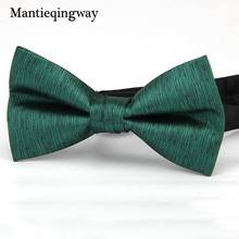Mantieqingway Mens Polyester Bowtie Ties for Wedding Bridegroom Bowtie Neck Tie Gravatas Slim Green Bow Ties Gravatas Cravat 2024 - buy cheap