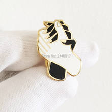 100pcs Customized Enamel Lapel Pin Friendship Collar Pins Badges Metal Craft Hands Hold Tight Brooch for Lady Hard Birthday Gift 2024 - buy cheap