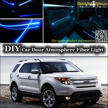 Banda de fibra óptica para tuneado interior de luz de ambiente, iluminación de Panel de puerta interior, para Ford Explorer, no EL 2024 - compra barato
