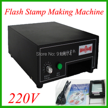 1 lamp 110V/220V Photosensitive Portrait Flash Stamp Machine Kit Selfinking Stamping Making Seal System 2024 - buy cheap