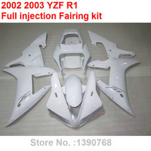 Aftermarket body parts fairings for Yamaha YZF R1 2002 2003 white motorcycle fairing kit YZFR1 02 03 BV33 2024 - buy cheap