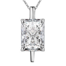Красивый дизайн, серебряный цвет, кристальная подвеска, ожерелье, модное ювелирное изделие, подарок на помолвку для женщины, хорошее качество и низкая цена 2024 - купить недорого