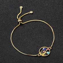 Classic New Bohemian Summer Style Golden Charm Adjustable Bracelet Set Fancy Flower Evil Eye Lucky Bracelet Wholesale 2024 - buy cheap