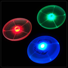 Dog Training jumper Fantastic tooth Pet Dog gym LED Flying Disc Saucer UFO 20CM Tooth Resistant Training Toy Play chew toy game 2024 - buy cheap