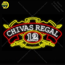 Neon Sign for Chivas 12 neon bulb Sign Beer Bar Pub Night Beer Light Neon lights Sign glass Tube Iconic Light fluorescent signs 2024 - buy cheap