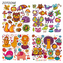 Zotoone listrados em ferro adesivos para decoração de roupas, transferência de calor para diy presente de criança 2024 - compre barato