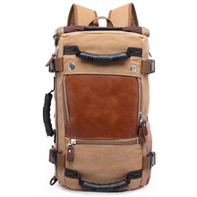 Large Capacity Function Travel bag Canvas laptop Backpack Male Waterproof Computer Causal Men Backpacks Duffel Shoulder Bags sac 2024 - buy cheap