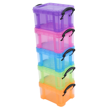 Creative Desktop Storage Box Detachable Plastic Storage Box Transparent Ornaments Storage Box 2024 - buy cheap