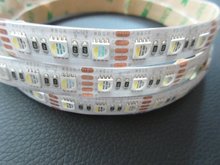 Free shipping new RGBW led flexible strip,DC12V led strip for DIY home roof's cave lighting.60leds/M,300leds/roll for 5m/roll 2024 - buy cheap