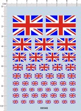 Different Scales United Kingdom UK Great British National Flag Model Water Decal 2024 - buy cheap