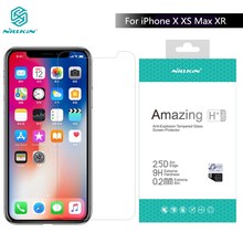 Para o iphone xs max xr x 13 mini 13 12 11 pro max nillkin incrível 9 h/h + pro protetor de tela de vidro temperado para iphone 13pro 2024 - compre barato