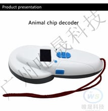 Rfid FDX-B/A HDX tag Microchip reader ISO chip  pet dog Dragon fish  scanner 134.2khz for rfid glass ear tag+2pcs 1.25*7mm chip 2024 - buy cheap