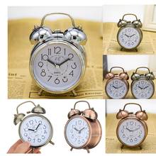 DOUBLE BELL WAKEUP NON SNOOZE LOUD ALARM CLOCK BEDSIDE DESK TABLE CLOCK TIMER CLASSIC VINTAGE STYLE 2024 - buy cheap