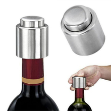 2PCS Stainless Steel Wine Bottle Stopper Vacuum Red Wine Cap Sealer Fresh Keeper Bar Tools Bottle Cover Kitchen Accessories 2024 - compre barato