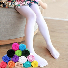 Girls thin Section Fashion Pantyhose Baby Velvet Tights Children Ballet Dance Stockings Spring Summer Kids Dance Tights 14Colors 2024 - buy cheap