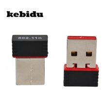 Kebidu-adaptador inalámbrico USB 2,0 WiFi, tarjeta LAN de red de 150M, Mini 150Mbps, 802,11 ngb, MT7601, para PC y portátil 2024 - compra barato