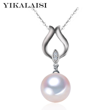 Joyería de plata de ley 925 YIKALAISI, gargantilla de perlas naturales de agua dulce, colgante de joyería, tres colores para regalos de mujer 2024 - compra barato