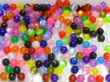 Cuentas redondas de Color mezclado acrílico, bola lisa de tono de gelatina de 12mm, 50 colores 2024 - compra barato