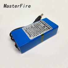 MasterFire YSN-12300-batería de litio superrecargable de iones de litio, 12V, 3000mah, con enchufe y cargador para transmisor, cámara CCTV 2024 - compra barato