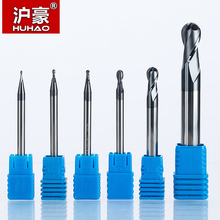 HUHAO 1pc 2 Flutes Ball Nose Solid Carbide End Mills CNC Milling Cutter HRC45 R0.5 0.75 1 1.75 3 5mm CNC Tools Milling Cutter 2024 - buy cheap