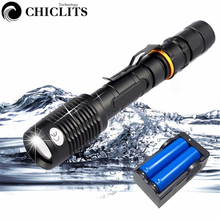 Hot LED Rechargeable Flashlight Super Bright Waterproof Torch Lantern CREE XML-T6 Zoomable Torch With 18650 Battery Lanterna 2024 - buy cheap