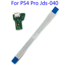 New Version USB Charging Board Replacement For Playstation 4 PS4 Pro  controller JDS040 Charging Board 12Pin Flex Ribbon Cable 2024 - buy cheap