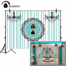 Allenjoy фоны для фотосъемки свадебный душ tiffanyblue люстра Благородная Девушка принцесса Фотофон для вечеринки 2024 - купить недорого