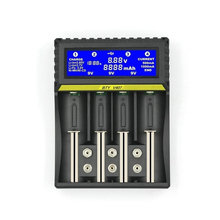 Зарядное устройство Li-Ion Li-fe, Ni-MH, Ni-CD, для аккумуляторов 18650, 26650, 6F22, 9 В, AA, AAA, 16340, 14500 2024 - купить недорого
