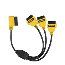 Car Diagnostic Cables Connectors OBD2 Split Cable 1 to 3 Converter Adapter 50cm OBD2 Extension Cable Extend obdii Connector 2024 - buy cheap