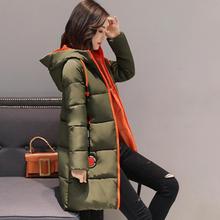 Parkas de algodón de gran tamaño para mujer, abrigo grueso y cálido de algodón, chaqueta de invierno a cuadros grandes, novedad 2024 - compra barato